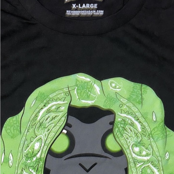 NBA Youngboy Green Flag Activity Monkey Tee - Picture 3 of 4